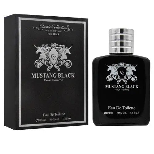 Mustang Black Edt 3.3 oz For Men – Fresh Woody Inspired Scen