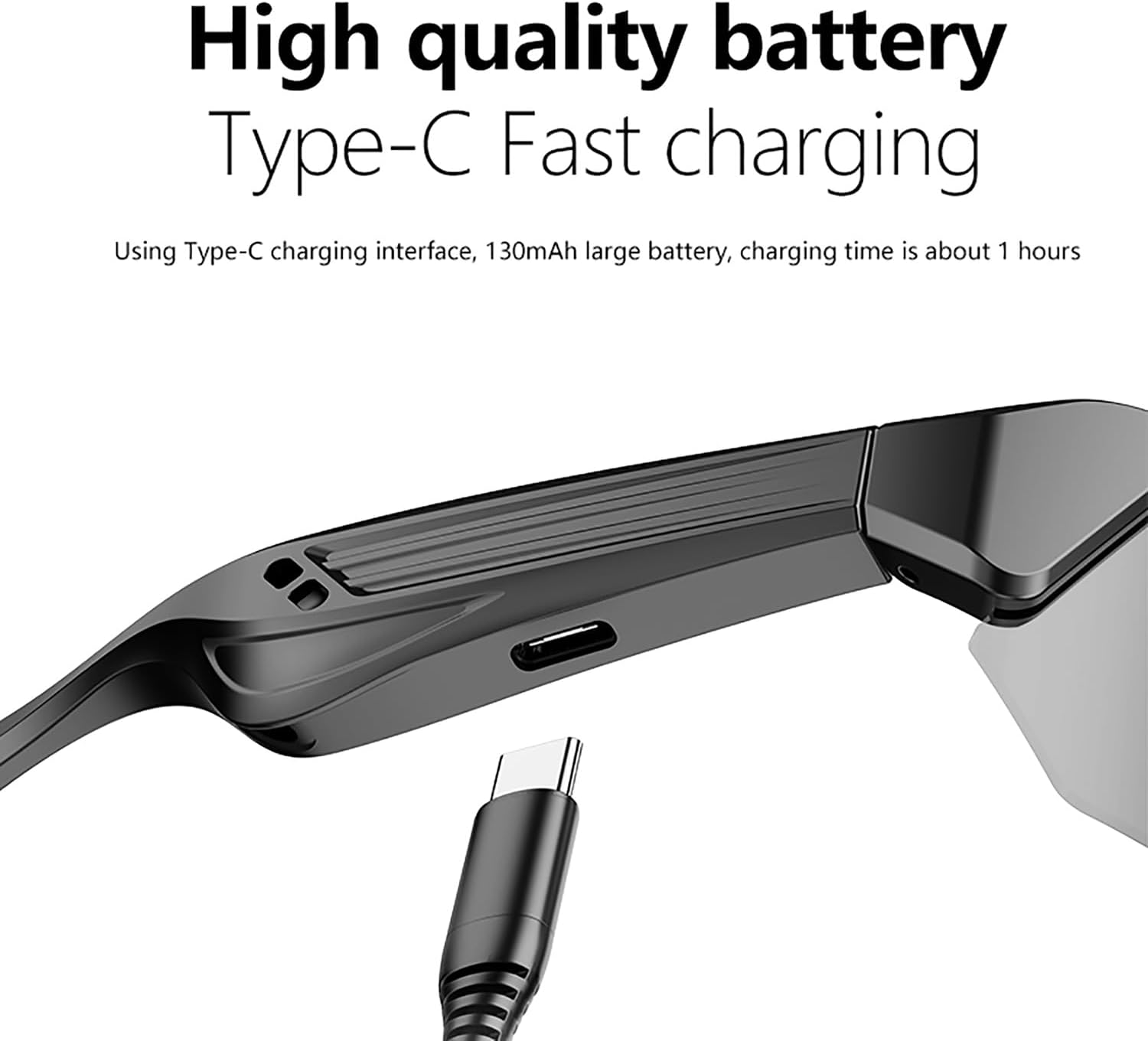 Smart Glasses Polarized Bluetooth Sunglasses