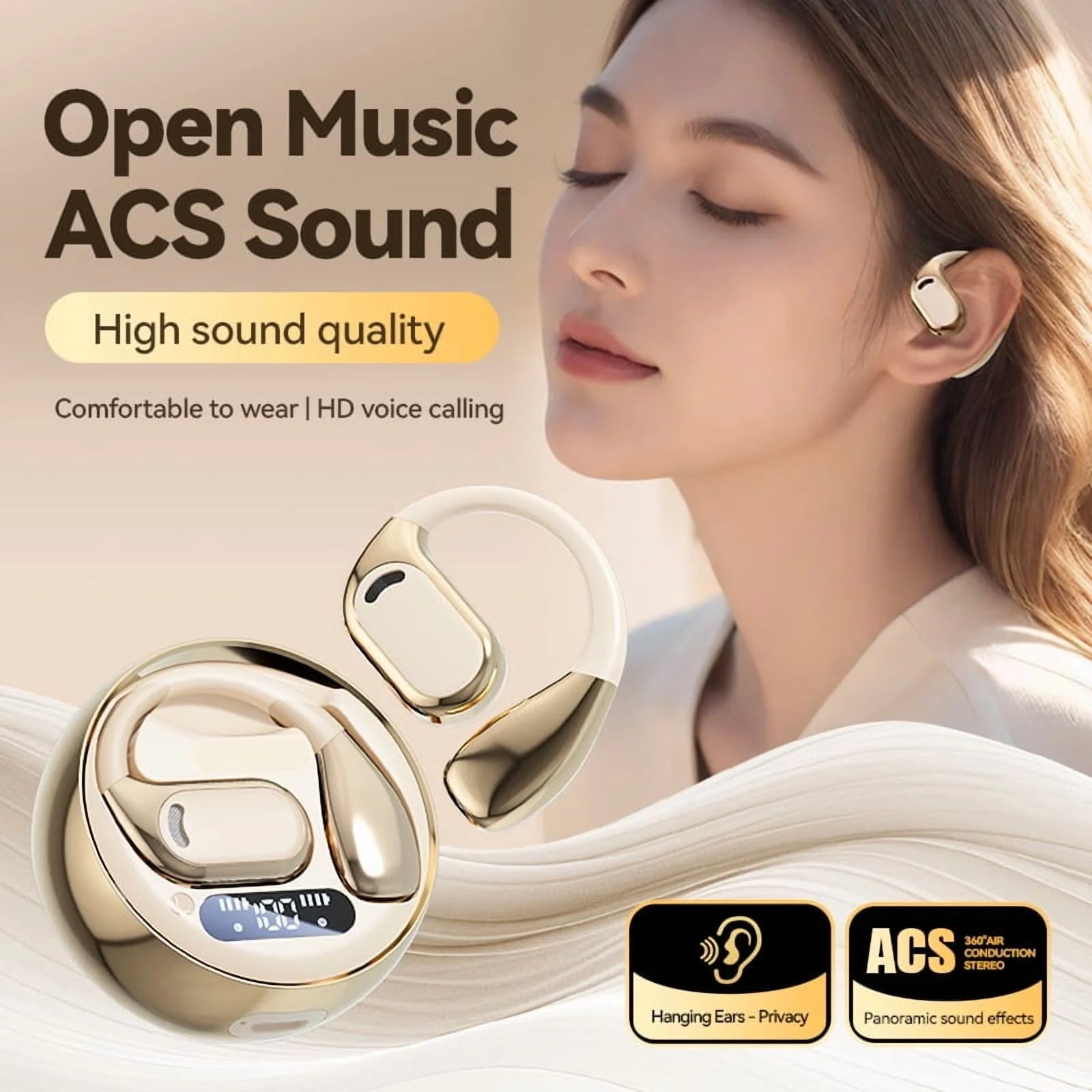Open-Ear Wireless Earbuds