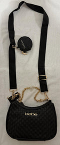Bebe Yara Woven Crossbody Bag w/ Coin Purse - NEW